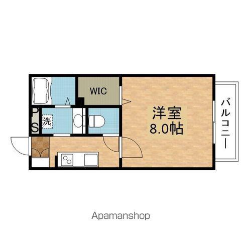 東海道本線 守山駅(滋賀) 徒歩12分 2階建 築22年(1K/1階)の間取り写真