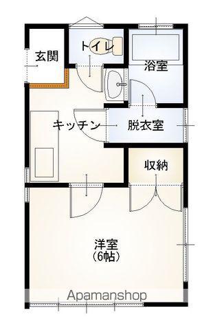 プライムハイツ(1K/2階)の間取り写真