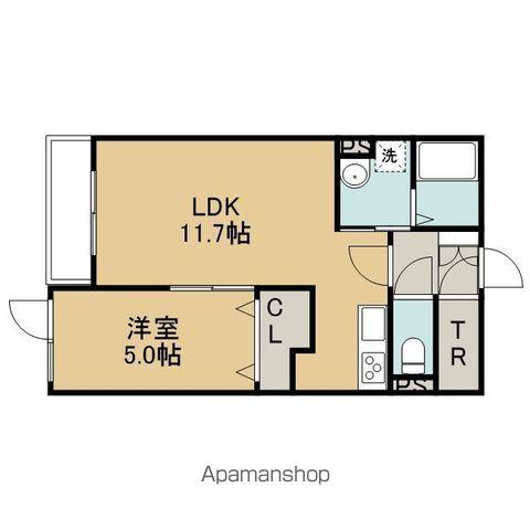 LIEN FORT WAKAKUSA(1LDK/3階)の間取り写真