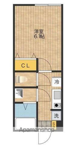 クエスト上石神井(1K/4階)の間取り写真