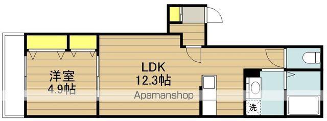 LAVING COURT 戸田(1LDK/2階)の間取り写真