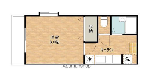 コーポTERRA(1K/1階)の間取り写真