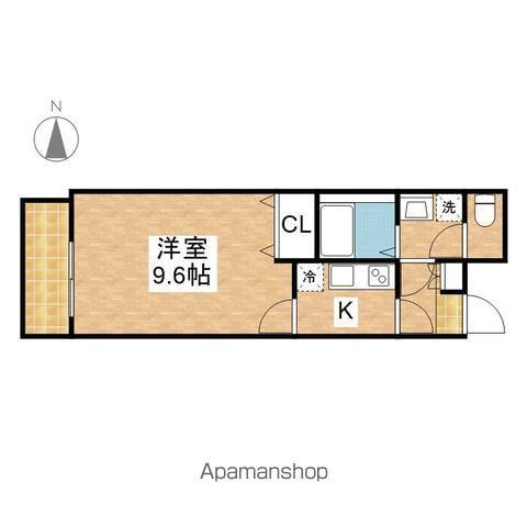 ユーミー矢場町(1K/1階)の間取り写真