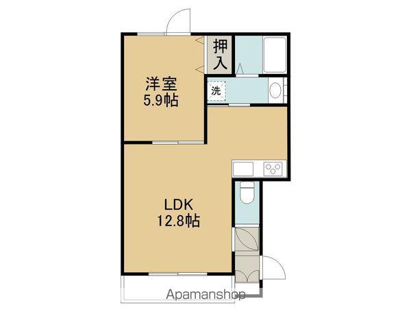 BELLA CASAⅢ(1LDK/3階)の間取り写真