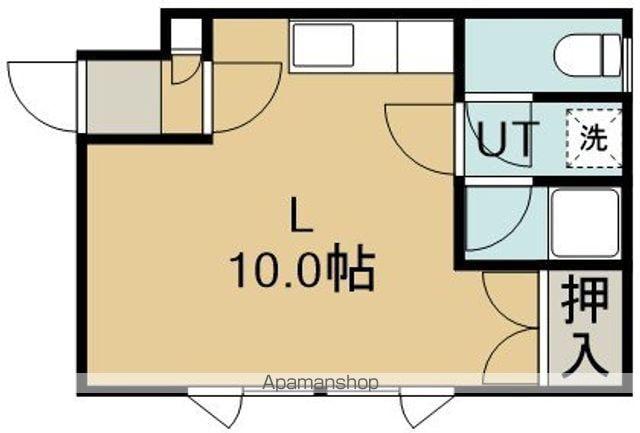 ステラメゾン函館(ワンルーム/1階)の間取り写真