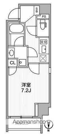 LIGHTHOUSE西新宿(1K/5階)の間取り写真