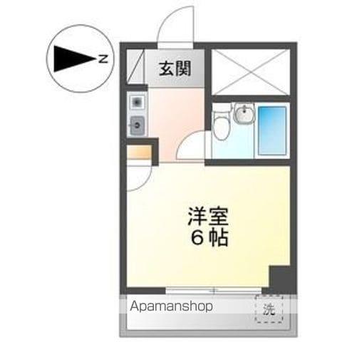 AOIビル(1K/1階)の間取り写真