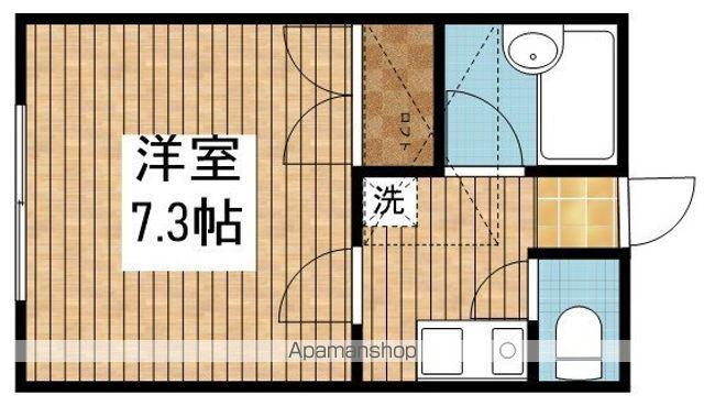 シルバービレッジ(1K/1階)の間取り写真