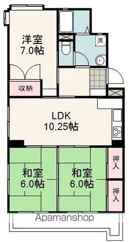 エルムビラ(3LDK/3階)の間取り写真