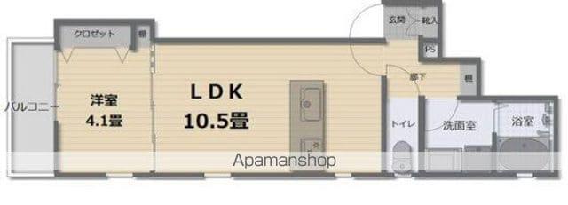 サフィオ弐番館(1LDK/2階)の間取り写真