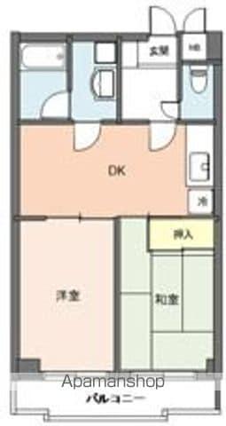 DRホームズ荻窪(2DK/3階)の間取り写真