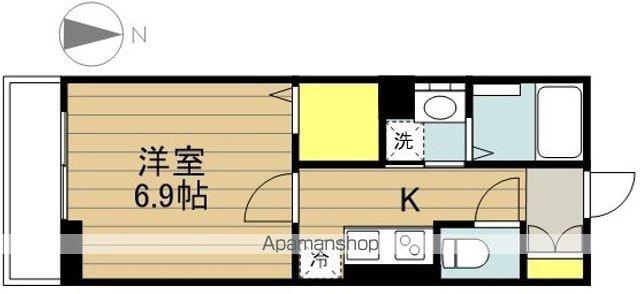 F.AZALEA(1K/3階)の間取り写真