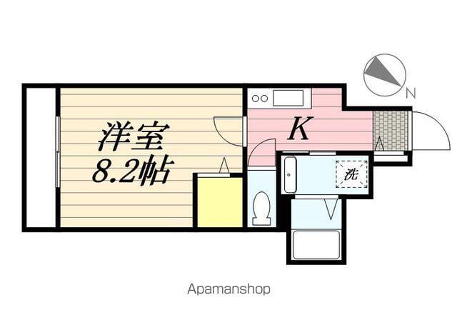 メゾン トミタ(1K/1階)の間取り写真