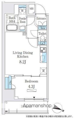プライムブリス板橋本町(1LDK/7階)の間取り写真
