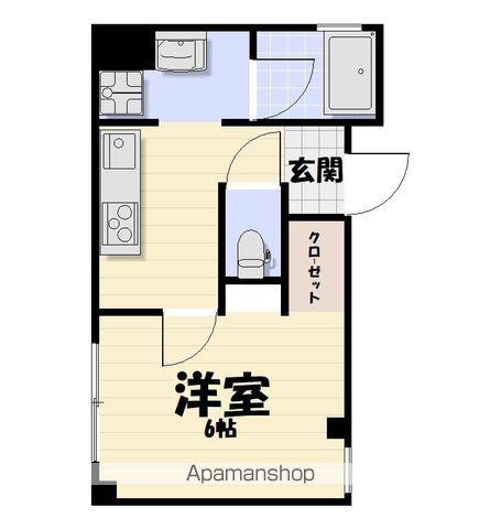 LIKE本町(1K/2階)の間取り写真