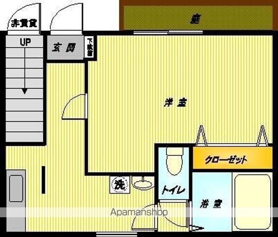 ハイツシーダー2(1K/1階)の間取り写真