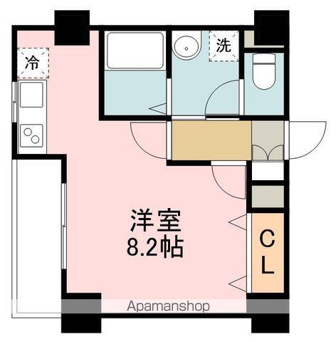 ヴィアーレ堤(1K/4階)の間取り写真