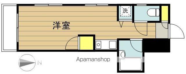 クレールメゾン(ワンルーム/4階)の間取り写真