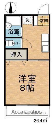 エクセレント桐 A(1K/1階)の間取り写真