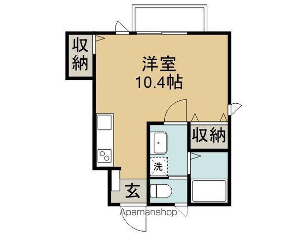 レジデンス向中野(ワンルーム/1階)の間取り写真