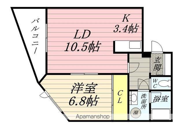アーバンリード21(3LDK/3階)の間取り写真