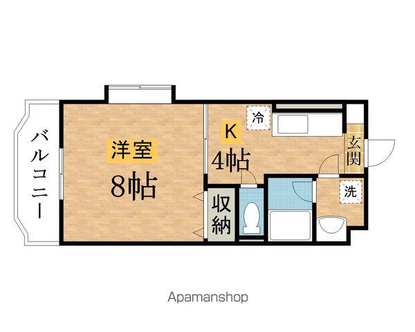 GLOIRE(1K/2階)の間取り写真