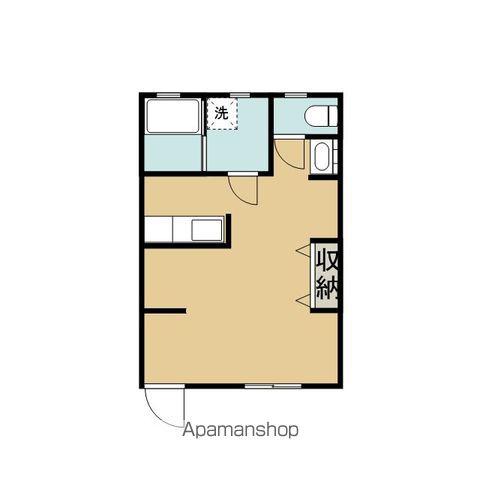 メゾンドリュミエール(ワンルーム/1階)の間取り写真