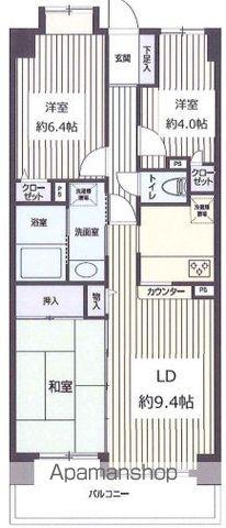 アーバンみらい石神井公園(3LDK/3階)の間取り写真