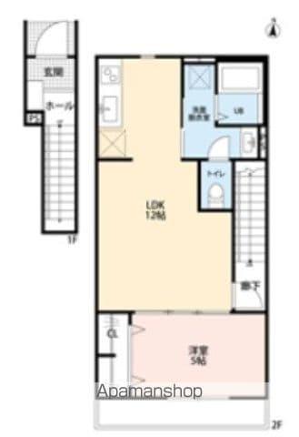 リーブルファイン柏高田(1LDK/2階)の間取り写真