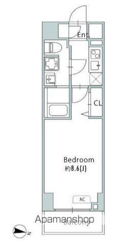 GRANPASEO青砥(1K/10階)の間取り写真