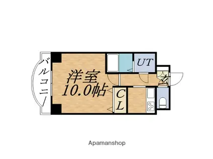 エステトーワ(1K/10階)の間取り写真