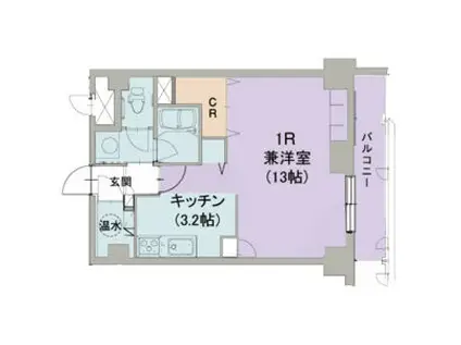 エナコート大通22(1K/2階)の間取り写真