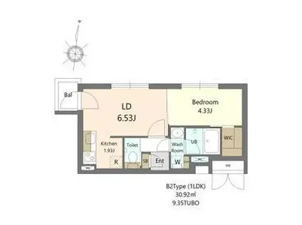 1213内覧会開催SーRESIDENCE医大南ALTIER(1LDK/1階)の間取り写真