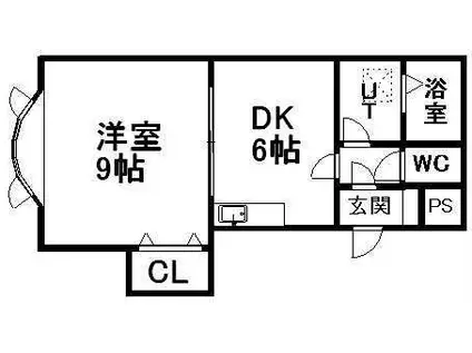 アーバンコート本郷9(1LDK/3階)の間取り写真