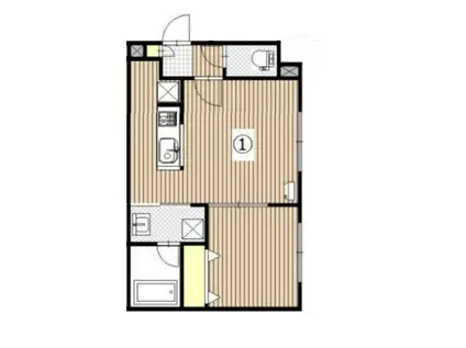 ブレッシング北海道 KITAHIRO(1LDK/4階)の間取り写真