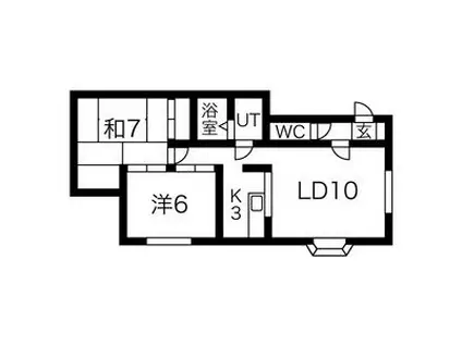 アイリス31(2LDK/2階)の間取り写真