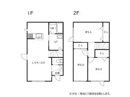 MAISON DE COCO(3LDK/1階)の間取り写真