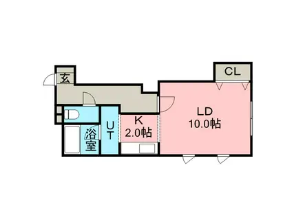 ANIMATO153(1K/3階)の間取り写真