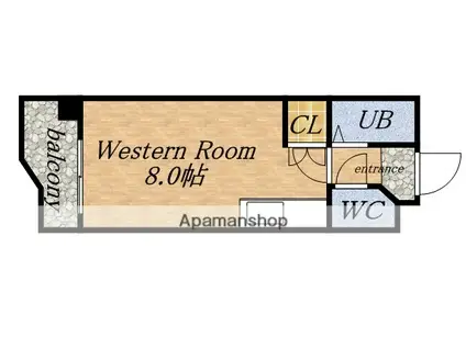 レスポワールフランセ(1K/5階)の間取り写真