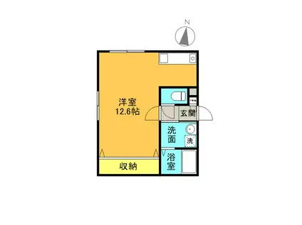 LA・GRACE43(1K/2階)の間取り写真