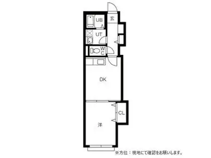 グランメゾン22(1LDK/1階)の間取り写真