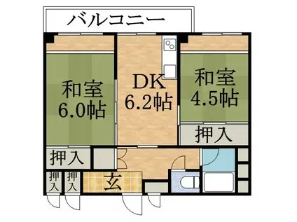 アルファスクエア北13条(ワンルーム/10階)の間取り写真