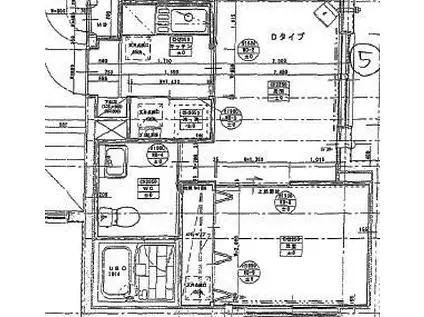 ブランノワールエピオス(1DK/4階)の間取り写真