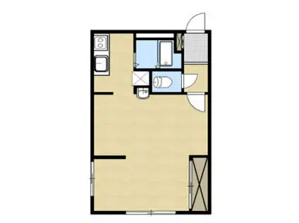 エスペラント(1K/3階)の間取り写真