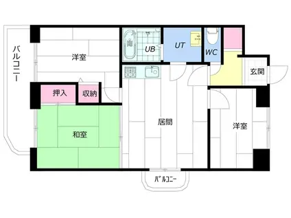 GRAMERCY SAPPORO(3LDK/10階)の間取り写真