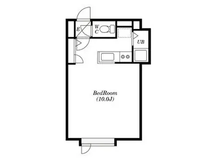 シャルマン豊平(1K/2階)の間取り写真