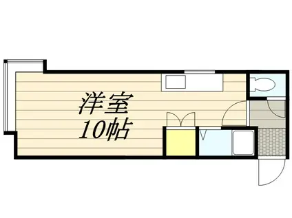 ソニア円山(ワンルーム/2階)の間取り写真