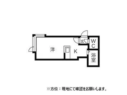 YTS40(ワンルーム/2階)の間取り写真