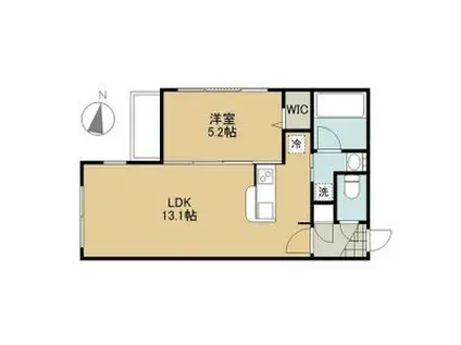 プランドールルノン北1条(1LDK/3階)の間取り写真