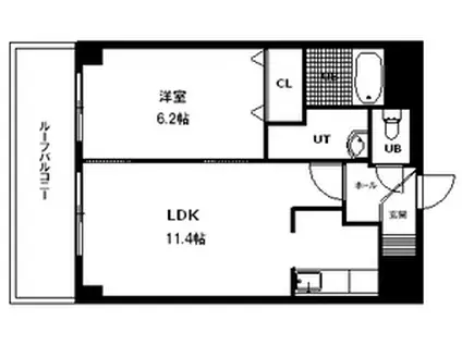 PROD.08(1LDK/2階)の間取り写真
